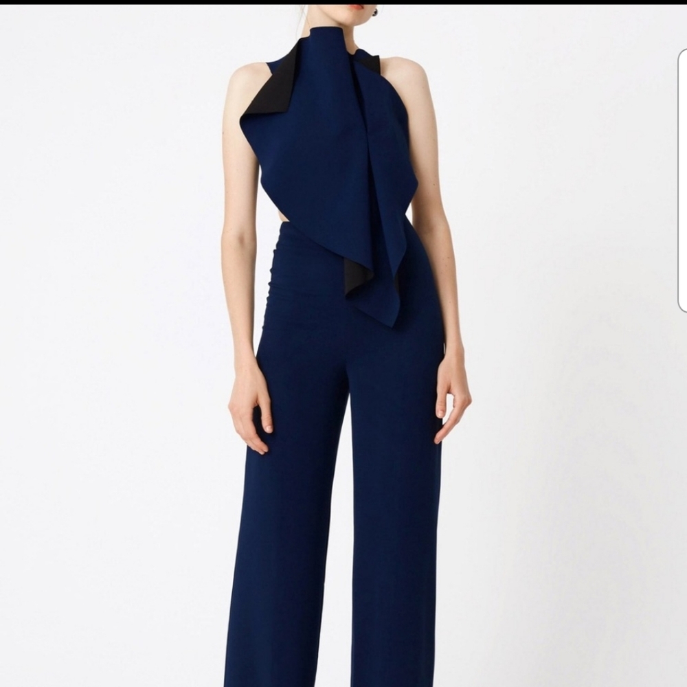 AQ/AQ Austine jumpsuit Deep blue/ Black